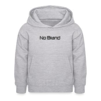 Pas de poussière de marque - Sweat à capuche Enfant - gris clair chiné - Devant - AI Model Kid Female (0cm)