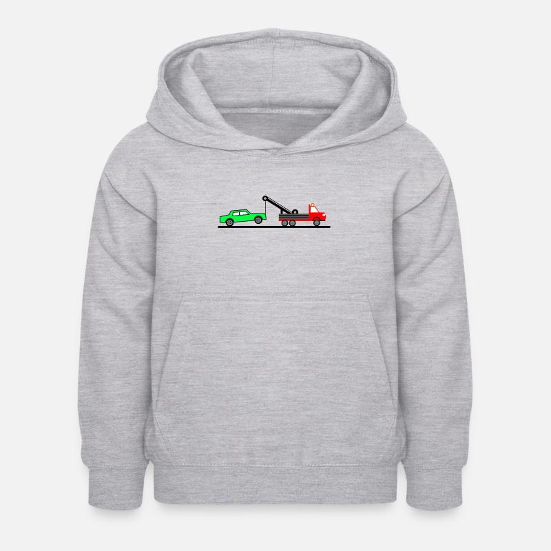 Carro attrezzi - Felpa con cappuccio per bambini - grigio chiaro melange