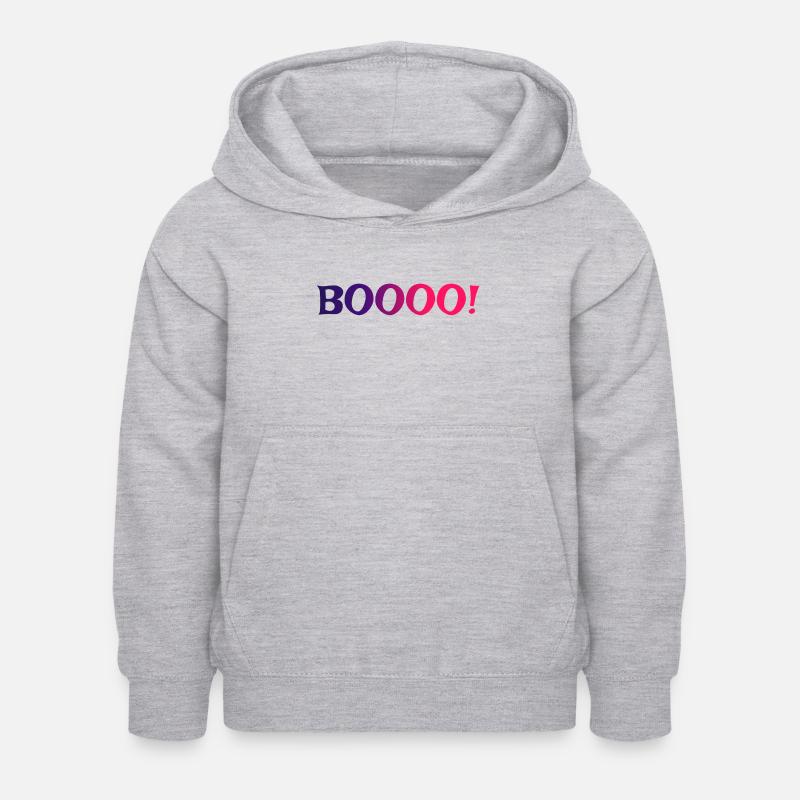 BOOOO 2 - Sweat à capuche Enfant - gris clair chiné