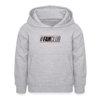 hashtag du fan club - Sweat à capuche Enfant - gris clair chiné - Devant - AI Model Kid Female (0cm)