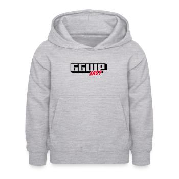 GG WP FACILE - Sweat à capuche Enfant - gris clair chiné - Devant - AI Model Kid Female (0cm)