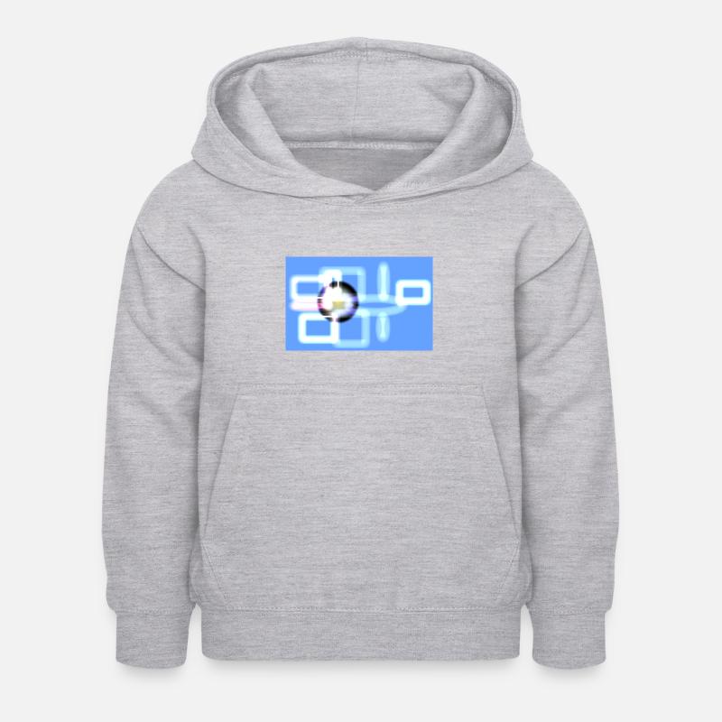 Graphique 8image8 - Sweat à capuche Enfant - gris clair chiné