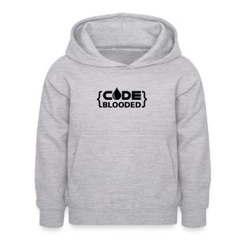 Programmation - Sweat à capuche Enfant - gris clair chiné - Devant - AI Model Kid Female (0cm)