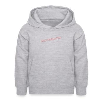 Letzte Generation? Standhaft bleiben - Kinder Hoodie - Hellgrau meliert - Vorne - AI Model Kid Female (0cm)