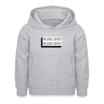 Neuro Spicy - neurodivergence - Kids Hoodie - light heather grey - Front - AI Model Kid Female (0cm)