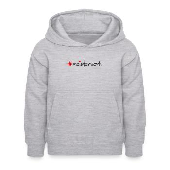 Chef-d'œuvre - Sweat à capuche Enfant - gris clair chiné - Devant - AI Model Kid Female (0cm)