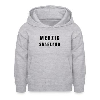 Merzig Saarland - Kinder Hoodie - Hellgrau meliert - Vorne - AI Model Kid Female (0cm)