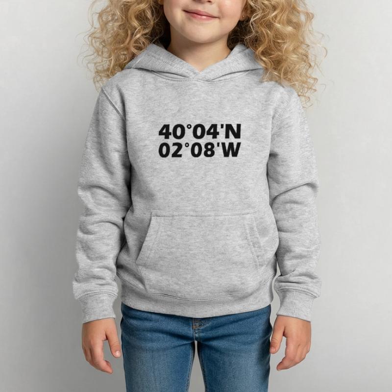 Cuenca coordinates Kids Hoodie