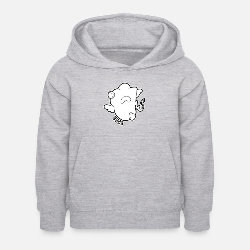 Flyguy - Sweat à capuche Enfant - gris clair chiné