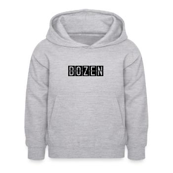 Bozen Flughafentafel - Kinder Hoodie - Hellgrau meliert - Vorne - AI Model Kid Female (0cm)