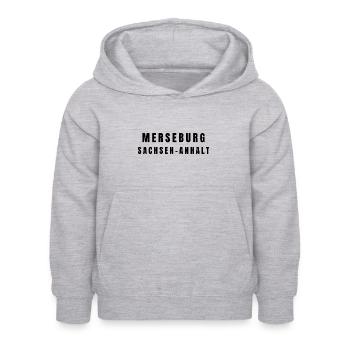 Merseburg Sachsen-Anhalt - Kinder Hoodie - Hellgrau meliert - Vorne - AI Model Kid Female (0cm)