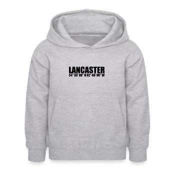 Lancaster coordinates - Kids Hoodie - light heather grey - Front - AI Model Kid Female (0cm)