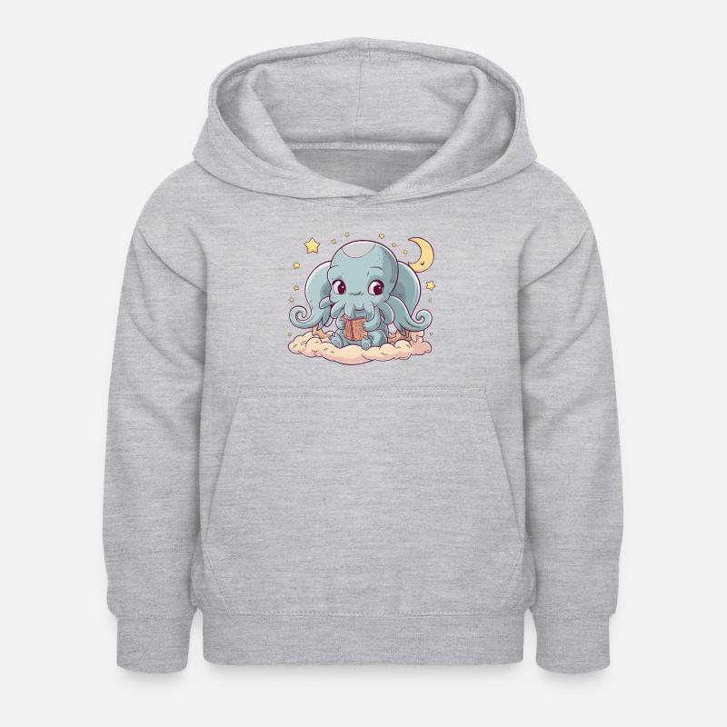 Mignon Dreamland Cthulhu - Sweat à capuche Enfant - gris clair chiné
