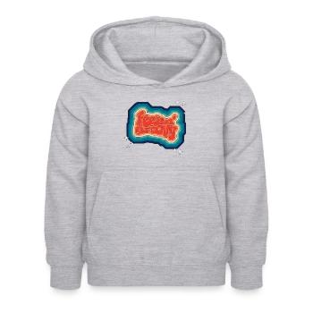 Feeling groovy - Kids Hoodie - light heather grey - Front - AI Model Kid Female (0cm)