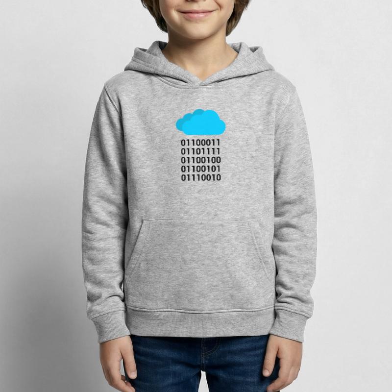 Computer Science Binary Gift Shirt Kids Hoodie