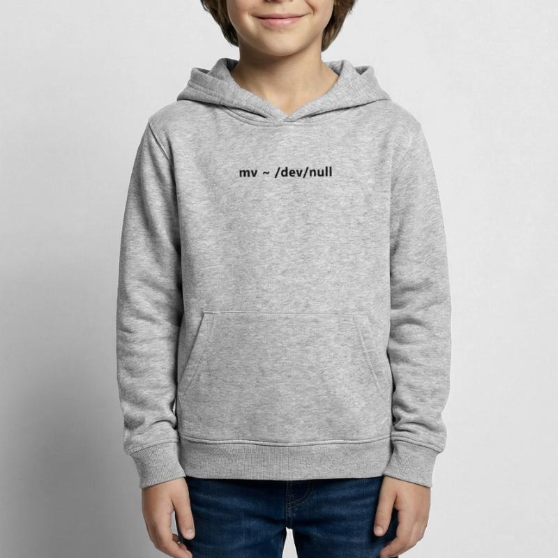 Commandes Linux dangereuses de Linux Admin Sweat à capuche Enfant