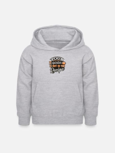 Kochen Koch - Kinder Hoodie - Hellgrau meliert