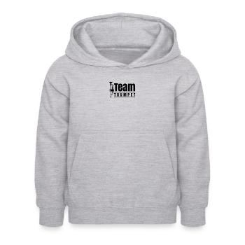 Team Trompete Trompeter Trompeten Musiker Spieler - Kinder Hoodie - Hellgrau meliert - Vorne - AI Model Kid Female (0cm)