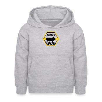 Rancher Cattle Rancher - Angus Cow - Kids Hoodie - light heather grey - Front - AI Model Kid Female (0cm)
