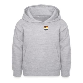 Bag With LGBTQ Bear Pride Flag - Kids Hoodie - light heather grey - Front - AI Model Kid Female (0cm)