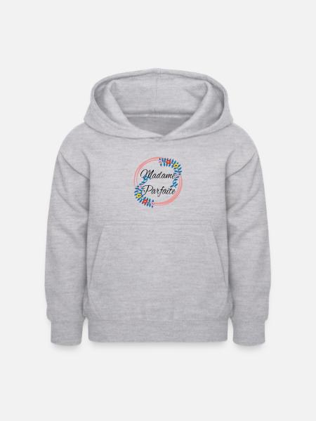 Perfekte Frau - Kinder Hoodie - Hellgrau meliert