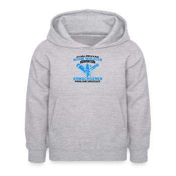 Sanitär Klempner Anlagenmechaniker Geschenk - Kinder Hoodie - Hellgrau meliert - Vorne - AI Model Kid Female (0cm)