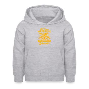 Sanitär Klempner Anlagenmechaniker Geschenk - Kinder Hoodie - Hellgrau meliert - Vorne - AI Model Kid Female (0cm)