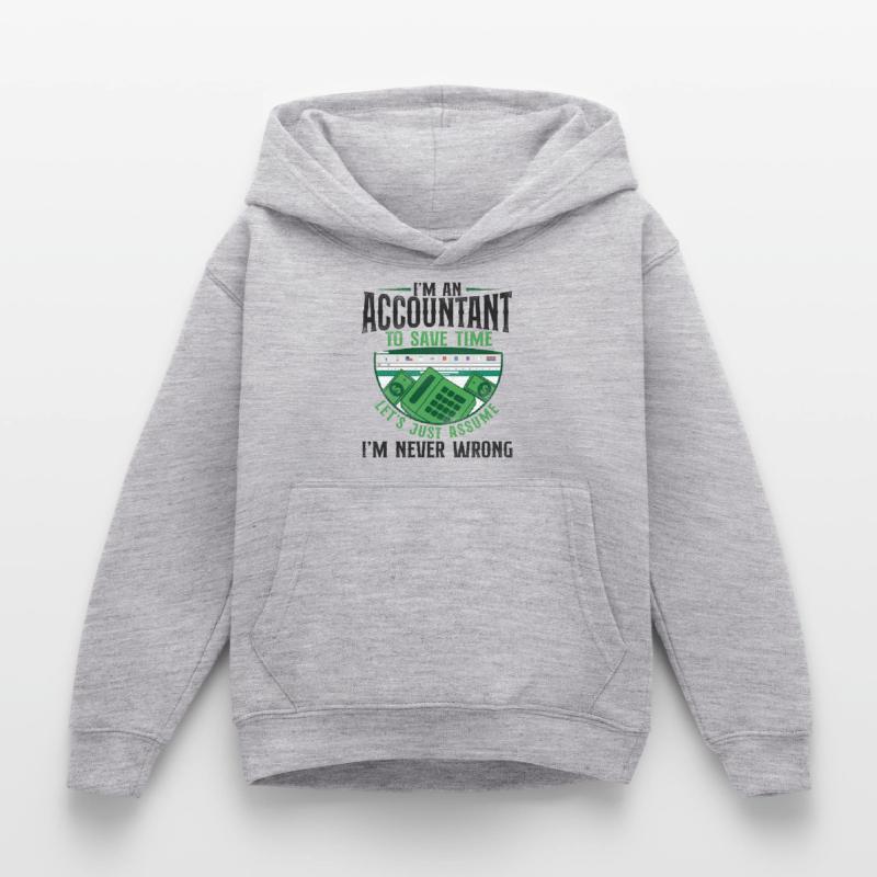 Comptable Comptable Comptable Comptabilité Sweat à capuche Enfant