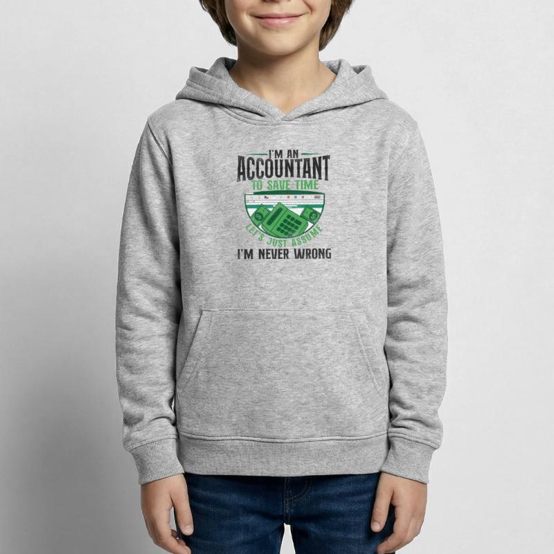 Comptable Comptable Comptable Comptabilité Sweat à capuche Enfant