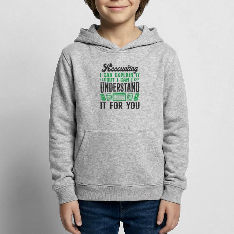 Comptable Comptable Comptable Comptabilité Sweat à capuche Enfant