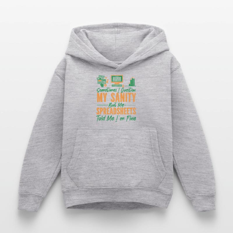 Comptable Comptable Comptable Sweat à capuche Enfant