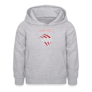 Austria Risse - Kinder Hoodie - Hellgrau meliert - Vorne - AI Model Kid Female (0cm)