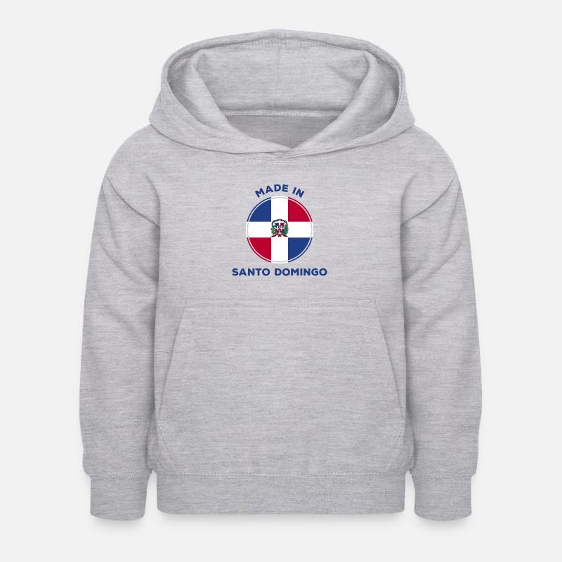 Saint-Domingue - Sweat à capuche Enfant - gris clair chiné