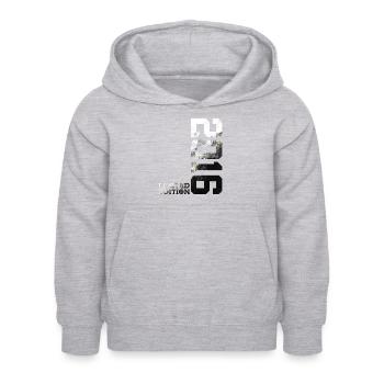 10. GEBURTSTAG 10 JAHRE LIMITED EDITION 2016 - Kinder Hoodie - Hellgrau meliert - Vorne - AI Model Kid Female (0cm)