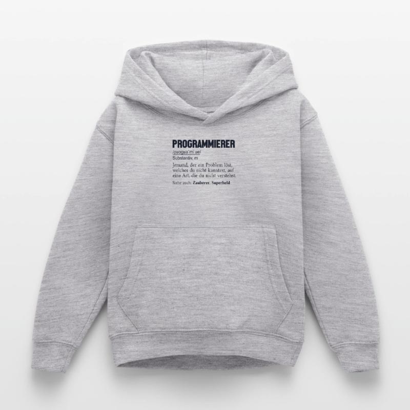 Programmierer Definition Developer Coder Kinder Hoodie