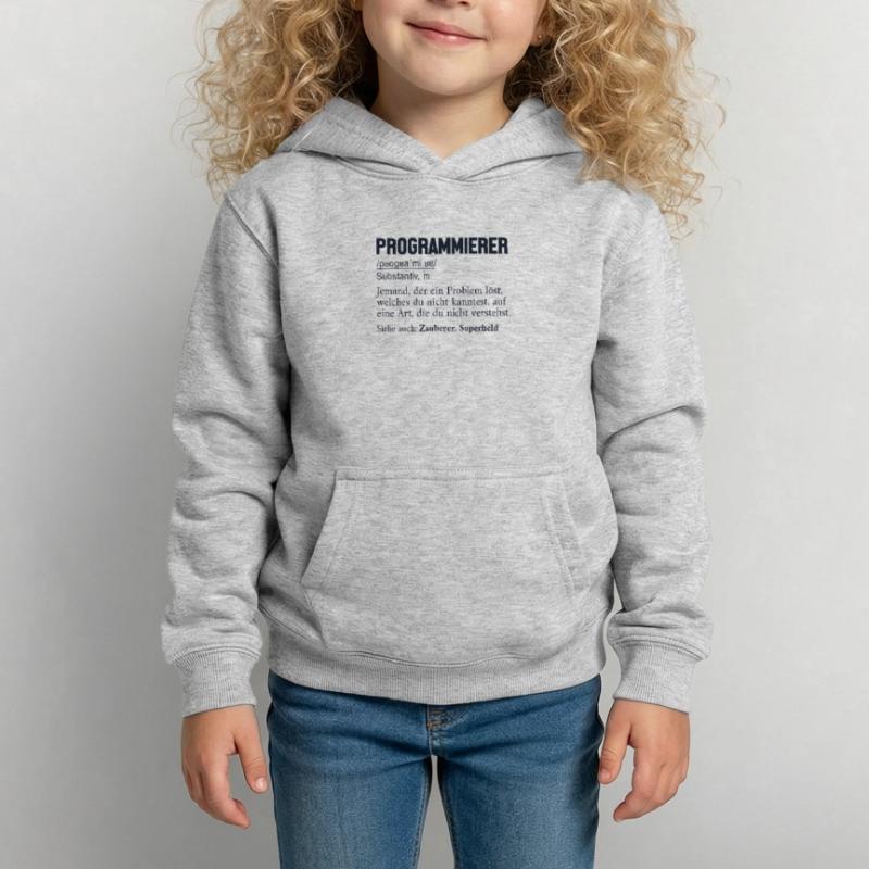 Programmierer Definition Developer Coder Kinder Hoodie