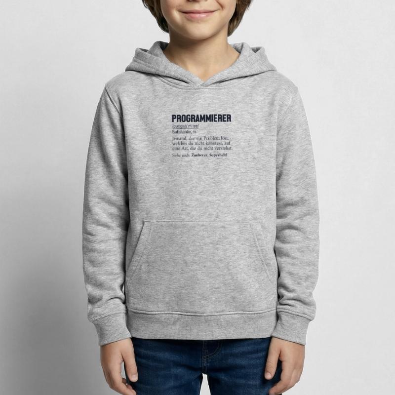 Programmierer Definition Developer Coder Kinder Hoodie