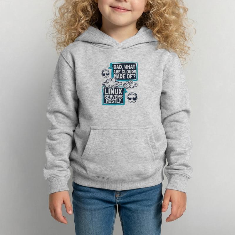 Papa quels sont les clouds faits de Developer Coder Sweat à capuche Enfant