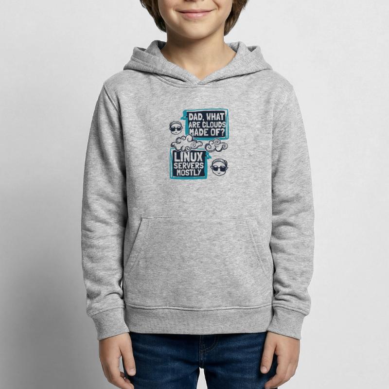 Papa quels sont les clouds faits de Developer Coder Sweat à capuche Enfant