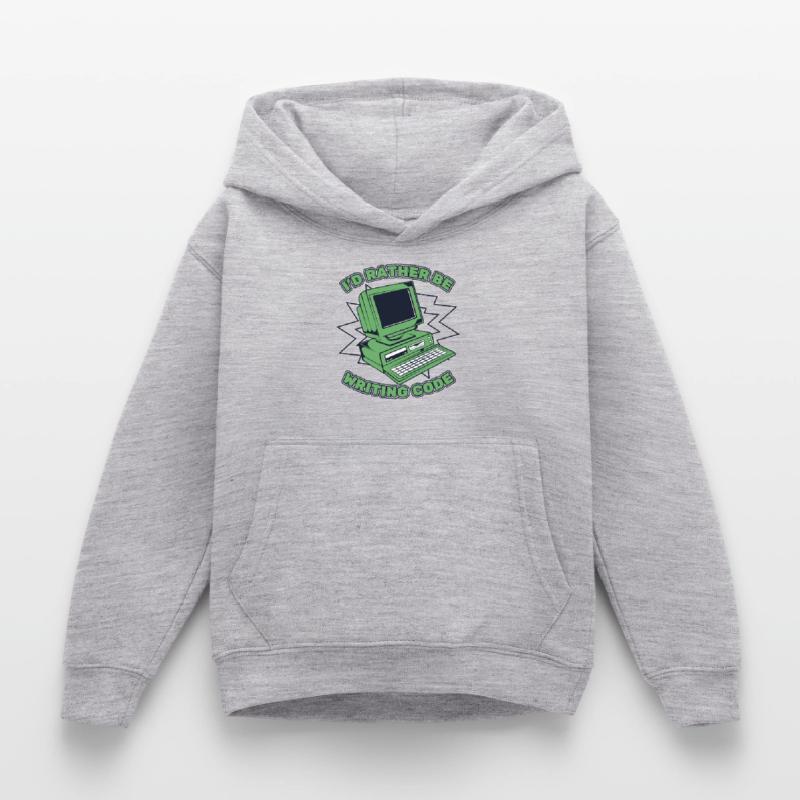 I'd Rather Be Writing Code Developer Coder Kinder Hoodie