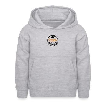 Cool Grandpas Conduisant Moto - Sweat à capuche Enfant - gris clair chiné - Devant - AI Model Kid Female (0cm)