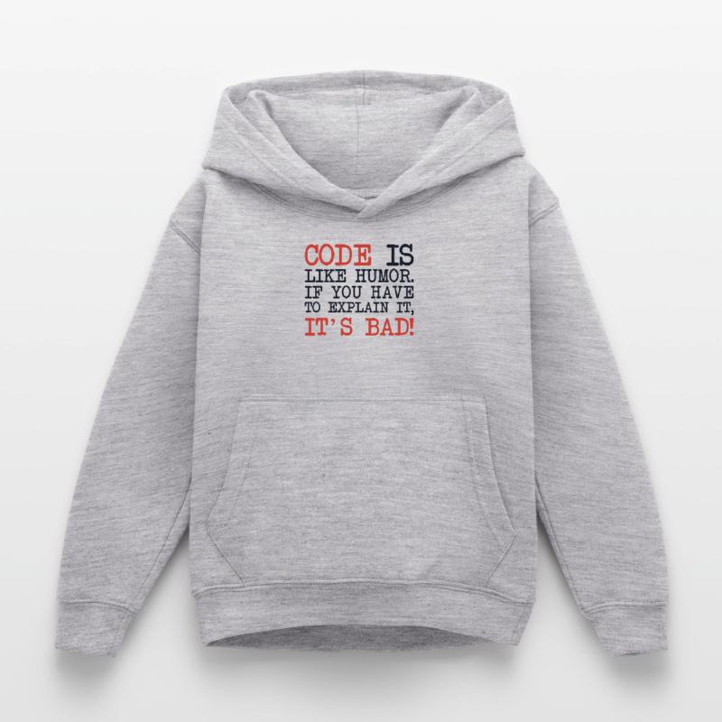 Code Explanation Developer Software Developer Kids Hoodie