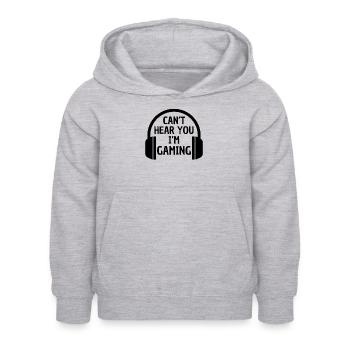 Lustiger Gaming Spruch für Zocker - Kinder Hoodie - Hellgrau meliert - Vorne - AI Model Kid Female (0cm)