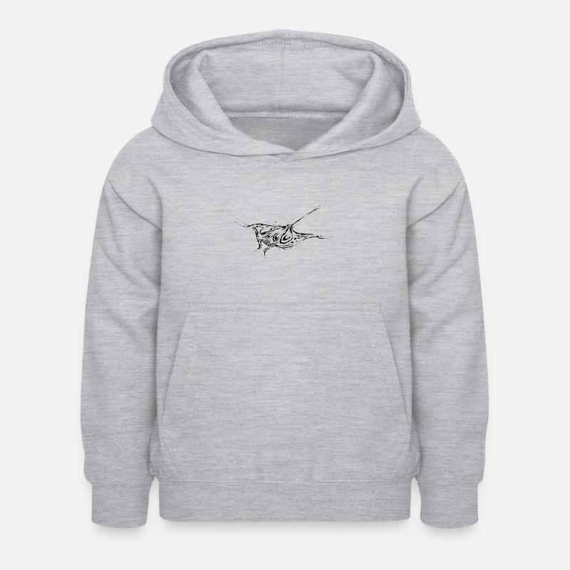 Patin - Sweat à capuche Enfant - gris clair chiné