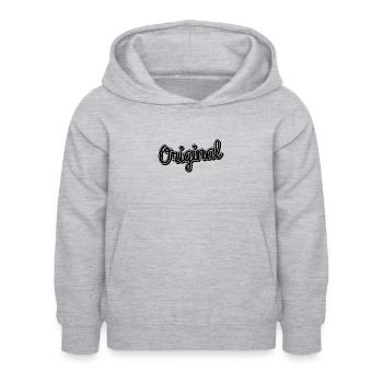Origineel - Kinderhoodie - lichtgrijs gemêleerd - Voor - AI Model Kid Female (0cm)