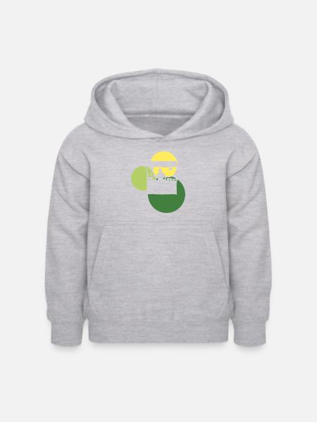 Imbiss - Kinder Hoodie - Hellgrau meliert