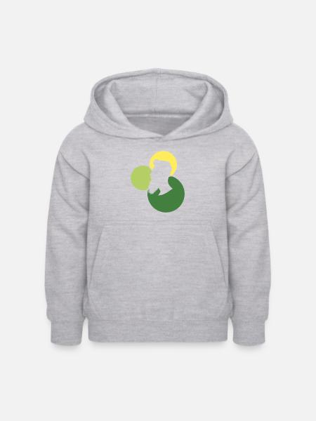 Bart Sir - Kinder Hoodie - Hellgrau meliert