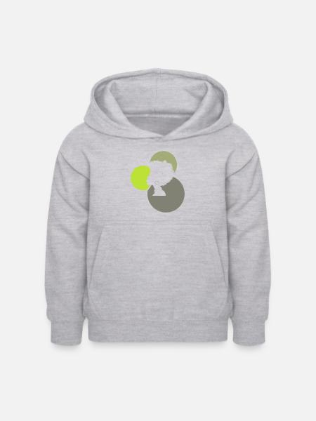 Soul 70s Funky - Kinder Hoodie - Hellgrau meliert