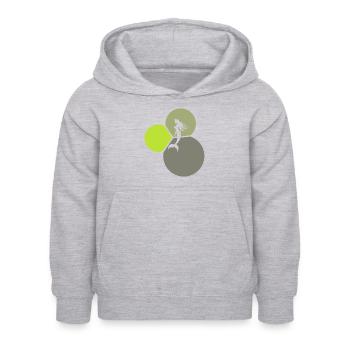 Lamantin Neptune Marina - Sweat à capuche Enfant - gris clair chiné - Devant - AI Model Kid Female (0cm)