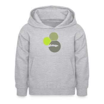 Driften Renner - Kinder Hoodie - Hellgrau meliert - Vorne - AI Model Kid Female (0cm)